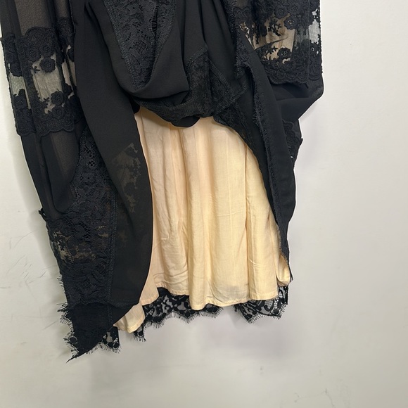 Sleeveless Black Lace Dress for evening. - Picture 7 of 9